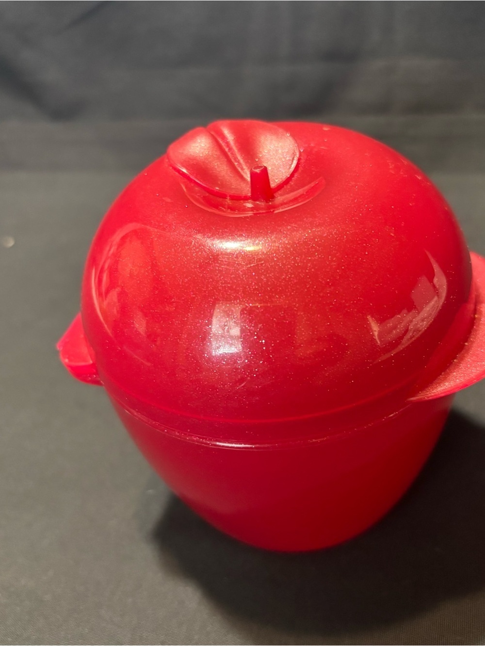 Tupperware Red Apple-Shaped Keeper Container - Picture 6 of 6